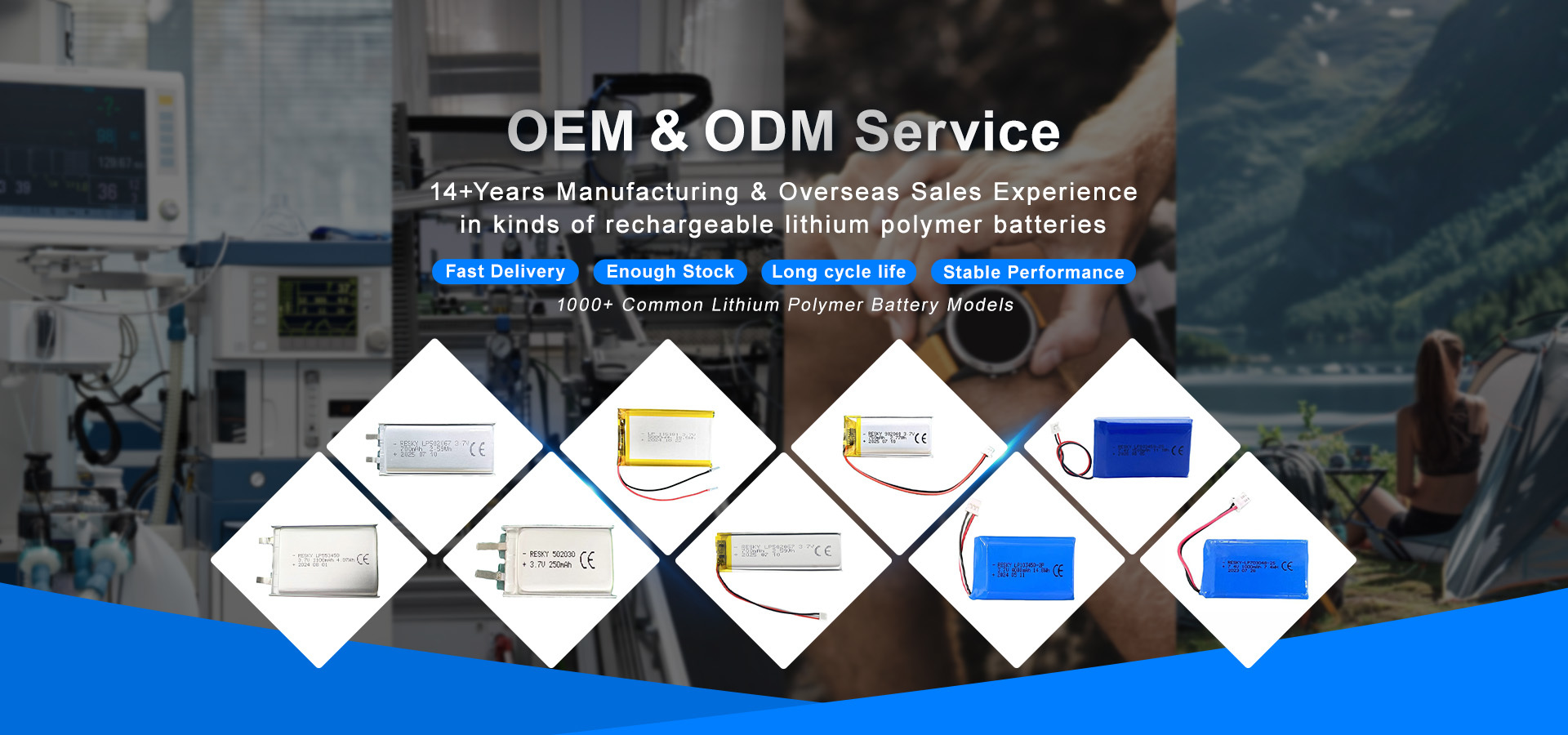 ποιότητας Λιθιοπολυμερή μπαταρία εργοστάσιο