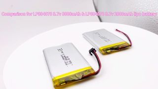 604070 3,7v 2000mAh VS 804070 3,7v 3000mAh μπαταρίες lipo