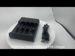 4 θέσεις 18650 φορτιστή μπαταρίας επαναφορτιζόμενο 4.2V 2A για μπαταρία ιόντων λιθίου Ni-MH Ni-CD