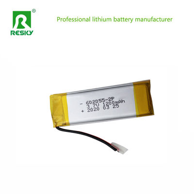 Αγορά Προσαρμοσμένη μπαταρία Lipo 602055 3.7V 2P 600mAh 1200mAh Για ιατρική συσκευή online manufacture