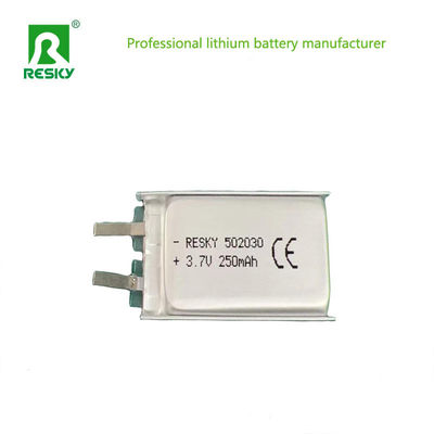 Αγορά Ανανεώσιμες μπαταρίες Lipo 502030 3.7v 250mAh Λιθιοϊονικές μπαταρίες για οπτικοακουστικά διαδικτυακή κατασκευή