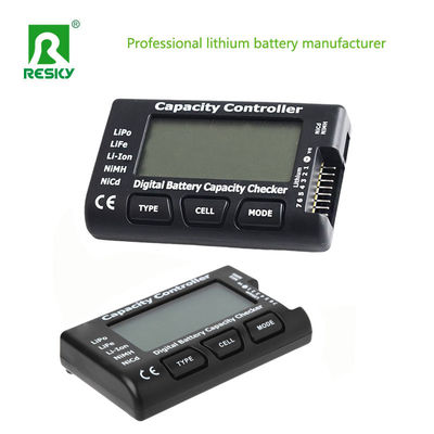 Αγορά RC Συσκευές LCD οθόνη 2-6s Lithium Battery Voltage Meter Tester Balancer online manufacture