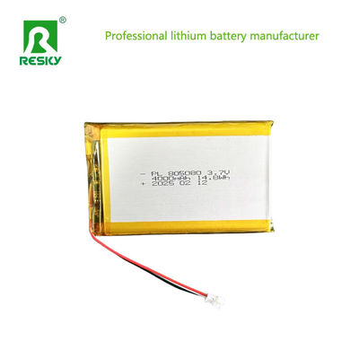 Αγορά Η μπαταρία ισχύος 805080 3.7V 4000mAh 14.8wh επαναφορτιζόμενη μπαταρία ιόντων λιθίου online manufacture