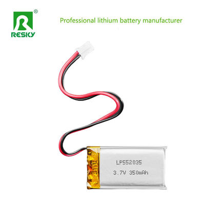 Αγορά Λιθιοϊονική μπαταρία 502035 3.7v 350mAh Ηλιακή επαναφορτιζόμενη μπαταρία Lipo Li-Ion online manufacture