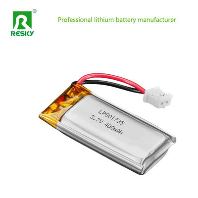 Αγορά Ηλιακό κύτταρο λιθίου 801735 3.7v 400mAh επαναφορτιζόμενη μπαταρία πολυμερούς ιόντων λιθίου online manufacture