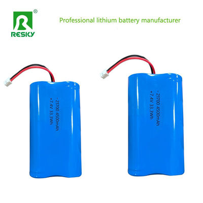 Αγορά Λιθιοκύτταρο 21700 7.4v 5000mAh 18.5wh επαναφορτιζόμενη μπαταρία ιόντων λιθίου για ηλιακό φως online manufacture