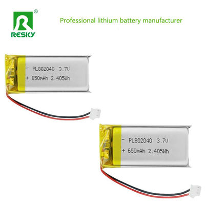 Αγορά Power Lithium Cell 802045 3.7V 750mAh Rechargeable Lithium Ion Polymer Battery For Smart Device διαδικτυακή κατασκευή