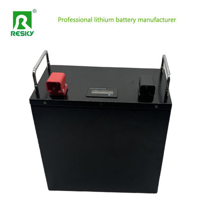 Αγορά Ανανεώσιμη Ηλιακή 12,8V 100Ah Lifepo4 Ανανεώσιμη μπαταρία Pack Για RV εφεδρική παροχή ενέργειας διαδικτυακή κατασκευή