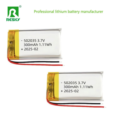 Αγορά Ηλιακή μπαταρία λιθίου 502035 3.7v 300mAh Ανανεώσιμη ηλιακή μπαταρία λι-πολυμερούς για ακουστικά Bluetooth διαδικτυακή κατασκευή