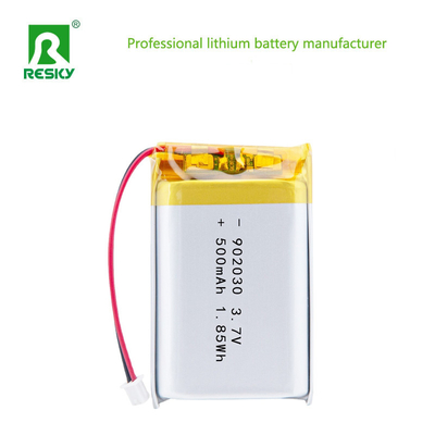 Αγορά Η μπαταρία λιθίου ιόντων 902030 3.7V 500mAh 1.85wh επαναφορτιζόμενη μπαταρία Lipo για γυαλιά VR διαδικτυακή κατασκευή