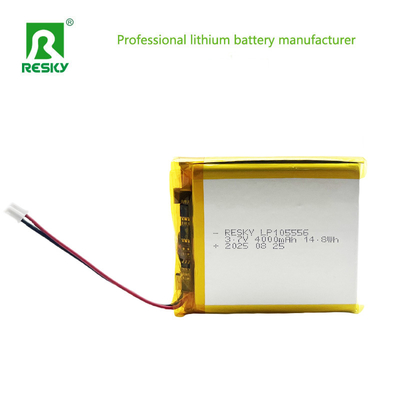 Αγορά Lithium Polymer Battery Pack 105556 3.7v 7.4V 4000mAh 14.8wh 29.6wh Rechargeable Lipo Battery Cell διαδικτυακή κατασκευή