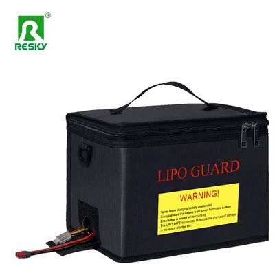 Αγορά Μαύρο ασημί Αδιάβροχο Πυρίμαχο Ανθεκτικό σε έκρηξη RC Lipo Safe Bag 215X145X165mm Για Ασφαλή Φόρτιση διαδικτυακή κατασκευή