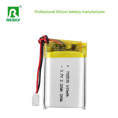 Αγορά Ηλιακό Lipo μπαταρία LP702535 3.7V 600mAh 2.22wh επαναφορτιζόμενες μπαταρίες λιθίου για ομιλητή διαδικτυακή κατασκευή