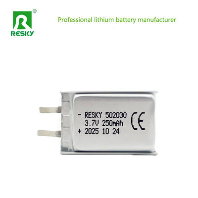 Αγορά Rechargeable Lifepo4 Battery Cell 502030 3.7v 250mAh 0.925wh Power Lithium Ion Polymer Battery διαδικτυακή κατασκευή