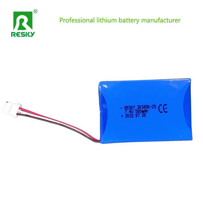303450 Συσκευή μπαταρίας πολυμερούς Li 7.4V 500mAh Για φωτισμό έκτακτης ανάγκης