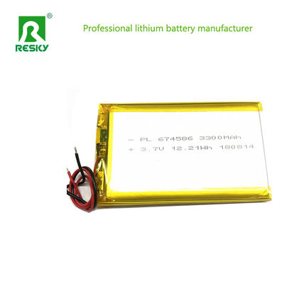 Φορητή μπαταρία πολυμερούς λιθίου 104060 3000mAh 3.7V 4.2V Λίπο μπαταρίες
