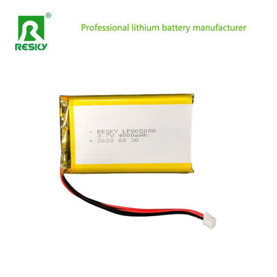 Ηλιακές μπαταρίες λιθίου πολυμερούς 805080 3.7V 4000mAh
