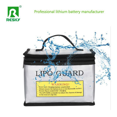 RC διπλό φερμουάρ Lipo μπαταρία ασφαλή τσάντα πυρόσβεση Αδιάβροχο