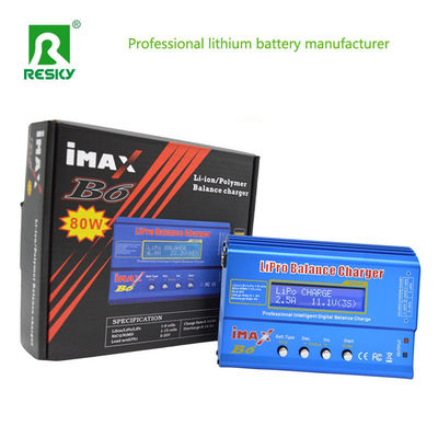 Imaxb6 RC Lipo Balance Charger 80W 1-6A Για 2-6s Λιθιοποιημένη μπαταρία πολυμερούς