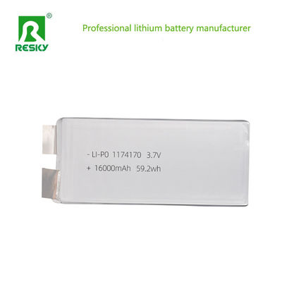 RC Λιθιοκύτταρο 1174170 10874170 3.7v 16000mAh 10C RC Drone Λιθιοϊονική μπαταρία