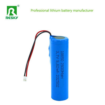 Λιθιοϊονικό κύτταρο 3.7V 4.2V 2600mAh Λιθιοϊοντικό επαναφορτιζόμενο κύτταρο μπαταρίας λιθίου με PCM