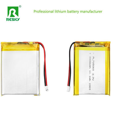 Λιθιοπολυμερές μπαταρία 103765 3.7V 3000mAh 11.1wh Μικρό ψηφιακό προϊόν